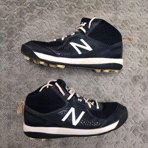 New Balance Boys Youth 3000v5 molded baseball cleats "J3000bk5" size 7